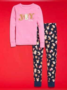 Old Navy x Disney Kids Snug-Fit Graphic Pajama Set (Size: 10)